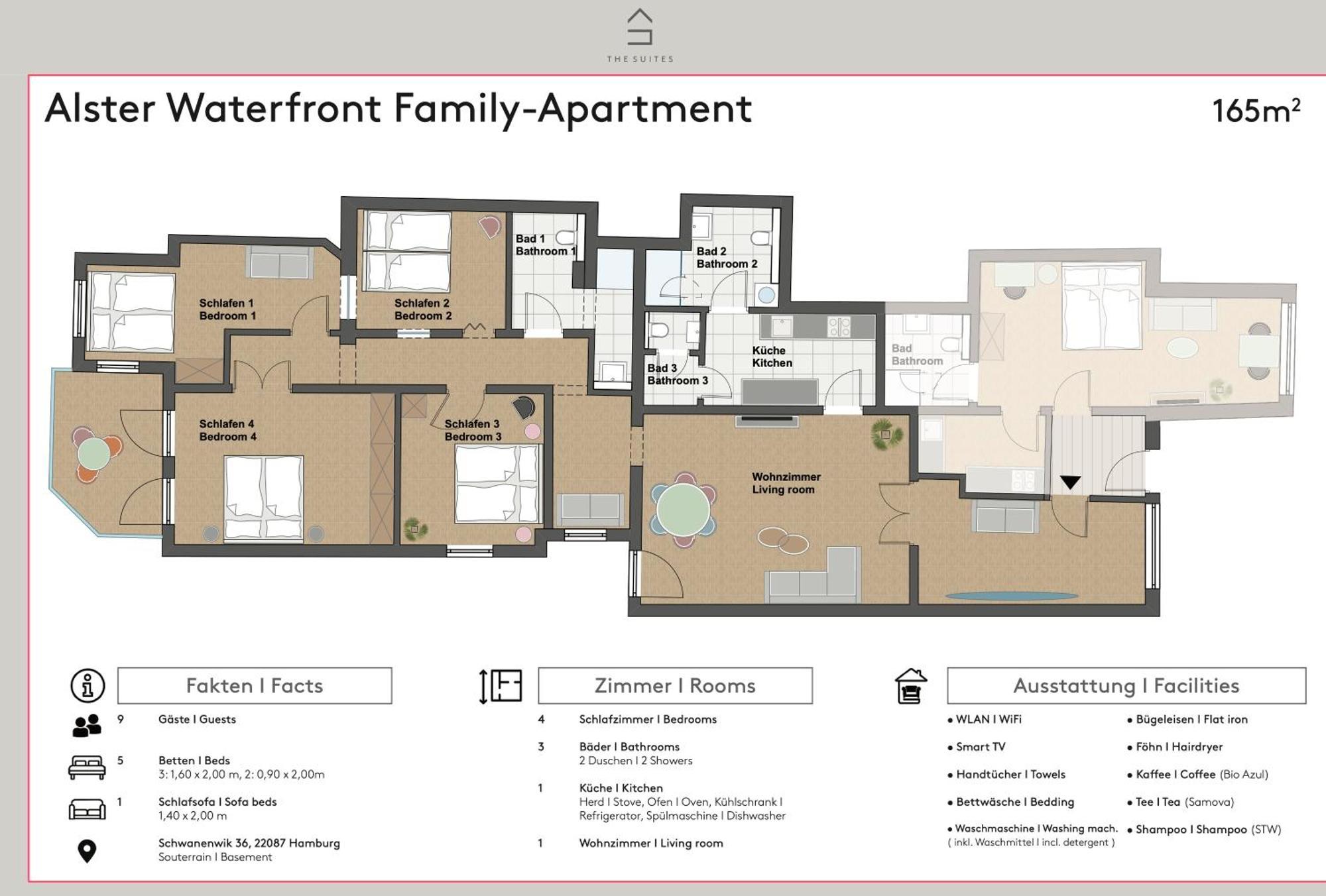 The Suites Alster Waterfront Family Apartments Хамбург Екстериор снимка