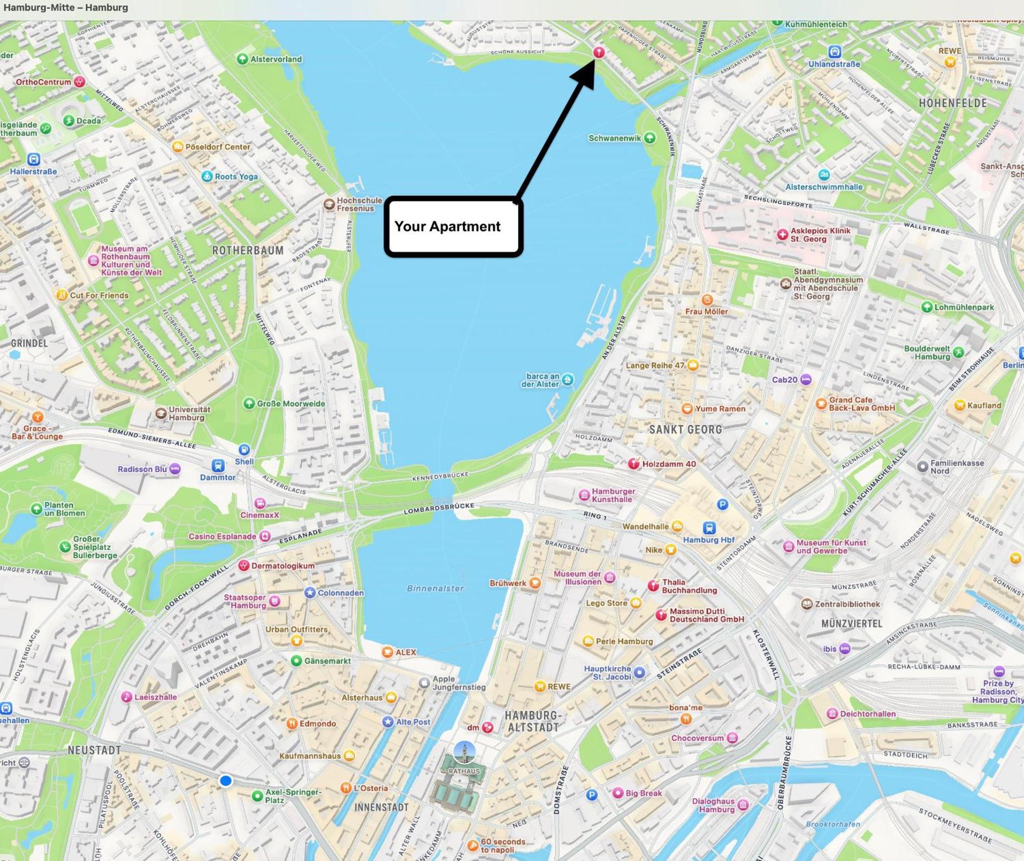 The Suites Alster Waterfront Family Apartments Хамбург Екстериор снимка